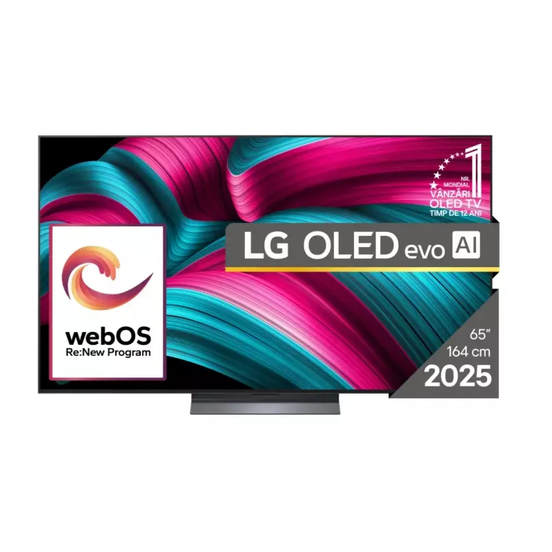 LG OLED evo AI OLED65C51LA televizors 165,1 cm (65 colli) 4K Ultra HD Smart TV Wi-Fi Melns