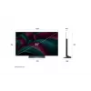 LG OLED evo AI OLED55C51LA televizors 139,7 cm (55 collas) 4K Ultra HD Smart TV Wi-Fi melns