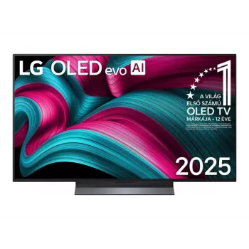 LG OLED evo AI OLED48C51LA TV 121.9 cm (48 collas) 4K Ultra HD viedais televizors Wi-Fi Melns