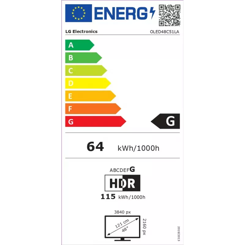 LG OLED evo AI OLED48C51LA TV 121.9 cm (48 collas) 4K Ultra HD viedais televizors Wi-Fi Melns
