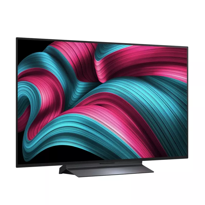 LG OLED evo AI OLED48C51LA TV 121.9 cm (48 collas) 4K Ultra HD viedais televizors Wi-Fi Melns
