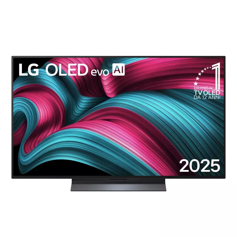 LG OLED evo AI OLED48C51LA TV 121.9 cm (48 collas) 4K Ultra HD viedais televizors Wi-Fi Melns