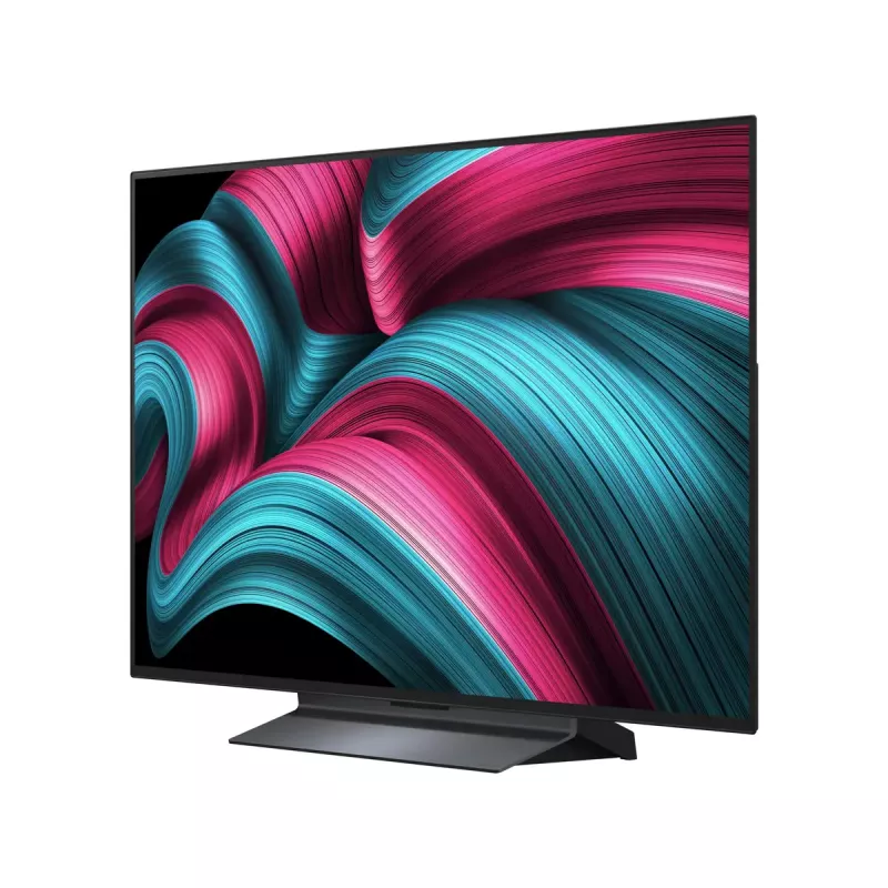 LG OLED evo AI OLED48C51LA TV 121.9 cm (48 collas) 4K Ultra HD viedais televizors Wi-Fi Melns