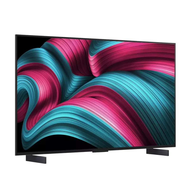 LG OLED evo AI OLED42C51LA TV 106,7 cm (42 collu) 4K Ultra HD viedais televizors Wi-Fi melns