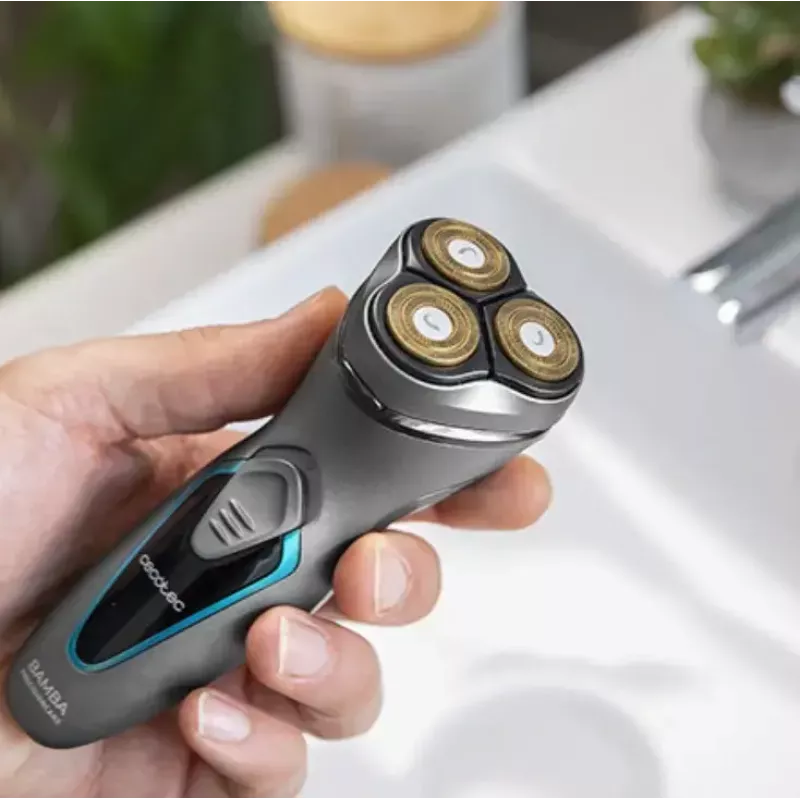 Cecotec 04199 Vīriešu skuveklis Rotācijas skuveklis Trimeris Titāna 3D galviņa