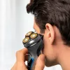 Cecotec 04199 Vīriešu skuveklis Rotācijas skuveklis Trimeris Titāna 3D galviņa