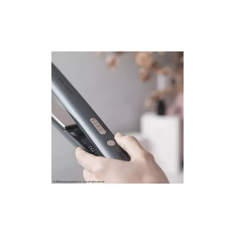 Matu taisnošais gludeklis Cecotec RitualCare 890 Titanium 42 W silti pelēks