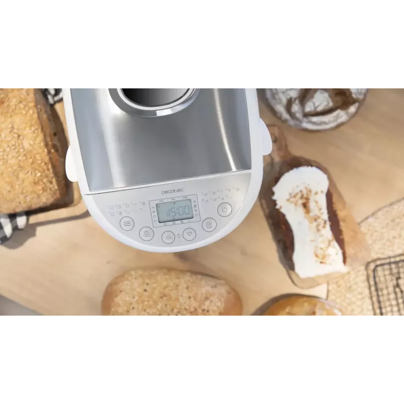 Maizes cepējs CECOTEC Bread&Co 1000 Delicious — 550 W, maks. 1 kg, balts