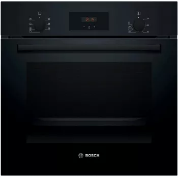 Iebūvējamā elektriskā cepeškrāsns Bosch HBF133BA1 — 66 L, A energoklase, konvekcija, grils, skārienvadība un rotācijas vadība, melna