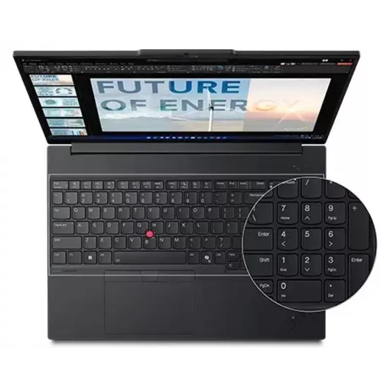Portatīvais dators Lenovo ThinkPad E16 Gen 3 (Intel) — 16 collu WUXGA, Intel Core Ultra 5 225U, 16 GB DDR5, 512 GB SSD, Windows 11 Pro, Melns