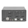 DIGITUS 2 Port DisplayPort DualView 60 Hz 4K 60fp Multiplatform support