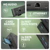 Axagon HMC-U4 USB4 dokstacija, 3x USB-A, 2x USB-C, HDMI un DP 8K/30Hz, RJ-45, SD/mSD, audio, PD 100W