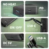 Axagon HMC-U4 USB4 dokstacija, 3x USB-A, 2x USB-C, HDMI un DP 8K/30Hz, RJ-45, SD/mSD, audio, PD 100W
