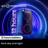Pārnēsājams ballīšu skaļrunis HISENSE Party Rocker 160 — 160 W RMS, 2.0 kanāli, IPX4, melns, 6,3 kg