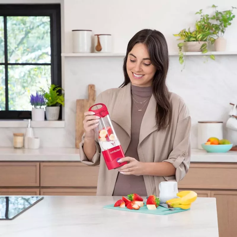 NutriBullet NBP003MA 0,475 L pārnēsājamais blenderis fuksīna, violeta krāsa