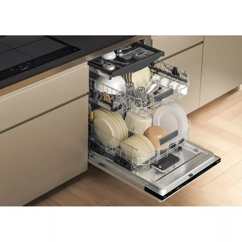 Iebūvējama trauku mazgājamā mašīna Whirlpool WH6IC16B4M6T0, 16 galda klājumu, 44 dB