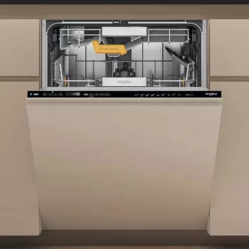 Iebūvējamā trauku mazgājamā mašīna WHIRLPOOL W8I HP42 L — 14 trauku komplekti, 42 dB, pilna izmēra 60 cm