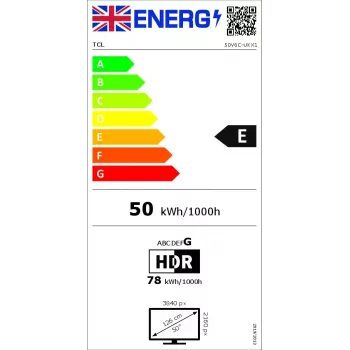 TV TCL 50 collas V6C 4K Ultra HD (3840x2160), DLED, Google TV, Direct-LED, HDR10+, 3×HDMI 2.1, Bluetooth 5.4, Wi‑Fi 5