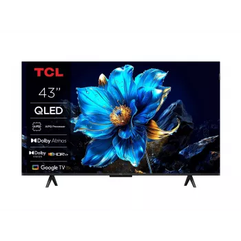 TCL T69C 43T69C televizors 109,2 cm (43 collas) 4K Ultra HD Smart TV Wi-Fi Melns 350 cd/m²
