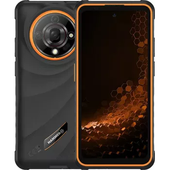 Viedtālrunis Hammer Iron 6 — 6,56 collu IPS TFT, 128 GB, 6 GB RAM, Android 14, 4G, melns
