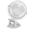 Uzlādējams piespraužams galda ventilators Adler AD 7342 — 15,5 cm, 3 ātrumi, oscilācija, 5 W