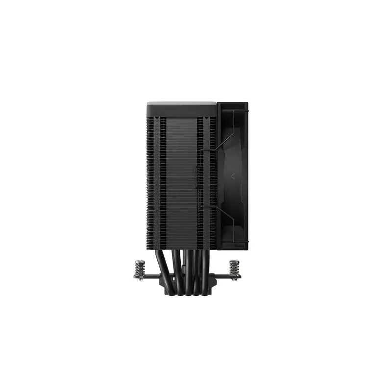 CPU dzesētājs DeepCool AG500 BK ARGB V2 — torņa dzesētājs Intel un AMD ligzdām, sakrautu ribu radiators, ARGB apgaismojums
