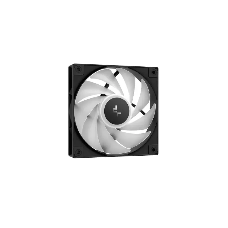 CPU dzesētājs DeepCool AG500 BK ARGB V2 — torņa dzesētājs Intel un AMD ligzdām, sakrautu ribu radiators, ARGB apgaismojums