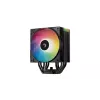 CPU dzesētājs DeepCool AG500 BK ARGB V2 — torņa dzesētājs Intel un AMD ligzdām, sakrautu ribu radiators, ARGB apgaismojums