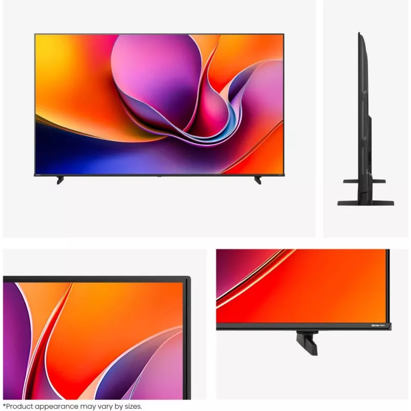 Hisense 85A6Q televizors 2,16 m (85 collas) 4K Ultra HD viedtelevizors Wi-Fi melns 400 cd/m²