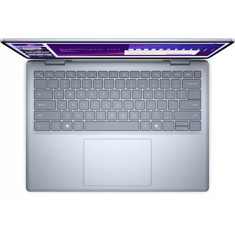 Dell 2-in-1 klēpjdators 14 collu FHD+ Ultra 7, 16GB RAM, 1TB, Intel Arc, Windows 11 Pro, Ice Blue