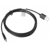 USB kabelis LANBERG CA-USBO-10CC-0018-BK USB 2.0, USB A (vīriešu) uz USB C (vīriešu), 1,8 m, melns