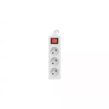 Pagarinātājs Lanberg PS1-03E-0150-W 1,5 m 3 maiņstrāvas rozetes iekštelpām balts
