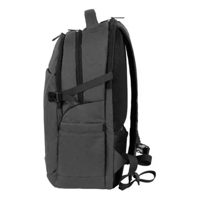 City mugursoma NATEC NTO-2226 — poliesters, 160×325×465 mm, melna/pelēka