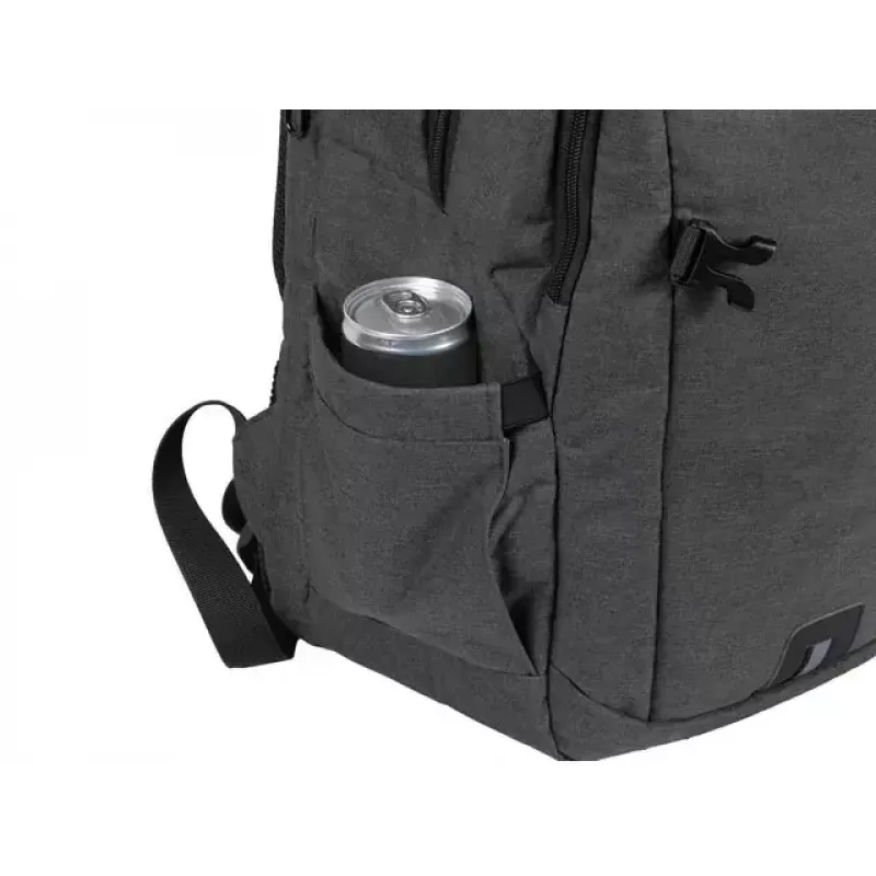 City mugursoma NATEC NTO-2226 — poliesters, 160×325×465 mm, melna/pelēka