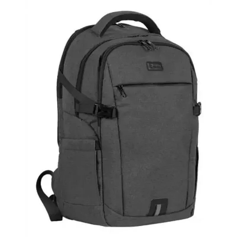 City mugursoma NATEC NTO-2226 — poliesters, 160×325×465 mm, melna/pelēka