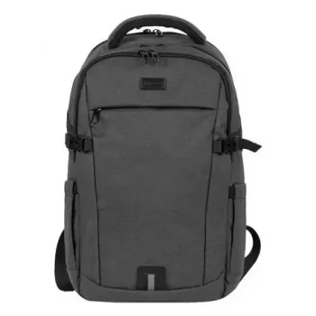 City mugursoma NATEC NTO-2226 — poliesters, 160×325×465 mm, melna/pelēka