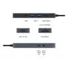 TARGUS Hyperdrive Flex 8 Port USB-c Hub (melns)