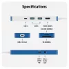 TARGUS Hyperdrive Flex 8 Port USB-C Hub (zils)