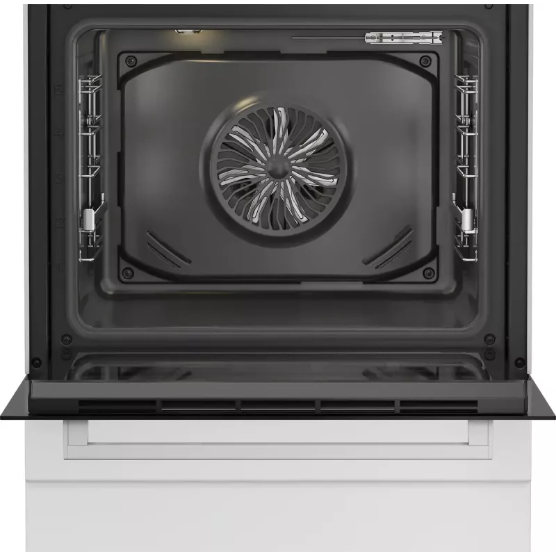Brīvstāvoša plīts Beko FBM62330GWDTN Elektriskā Gāze Melna Balta 72L A