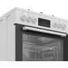 Brīvstāvoša plīts Beko FBM62330GWDTN Elektriskā Gāze Melna Balta 72L A