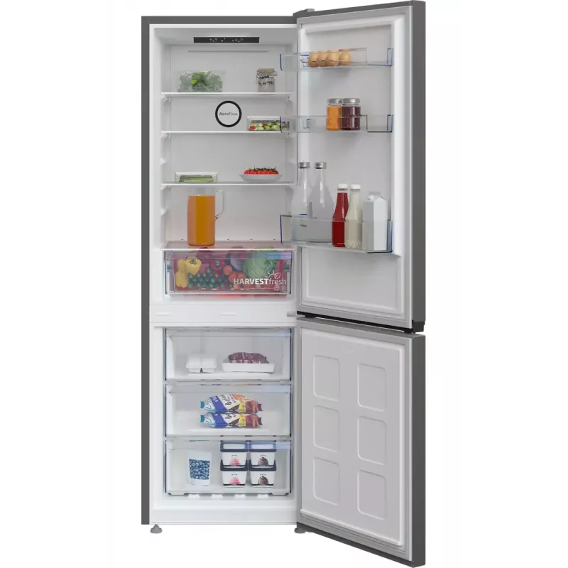 Ledusskapis BEKO B3RCNA344HG 344 L No Frost energoefektivitātes klase E tumšais inokss 180 cm