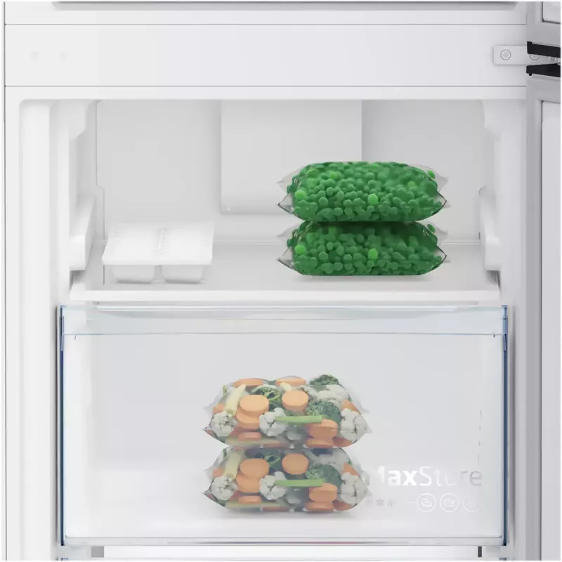 Ledusskapis BEKO B1RCNA364XB — 316 L kopējā tilpums, ledusskapis 210 L, saldētava 106 L, No Frost, labās puses eņģes