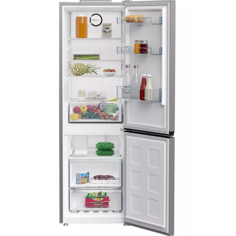 Ledusskapis BEKO B1RCNA364XB — 316 L kopējā tilpums, ledusskapis 210 L, saldētava 106 L, No Frost, labās puses eņģes