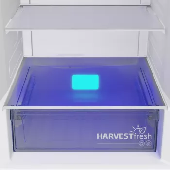 Brīvstāvošs ledusskapis ar saldētavu BEKO B5RCNA405HXBR1, 405 L, No Frost, regulējami plaukti, maināma durvju puse