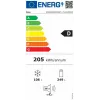 Brīvstāvošs ledusskapis ar saldētavu BEKO B5RCNA405HXBR1, 405 L, No Frost, regulējami plaukti, maināma durvju puse