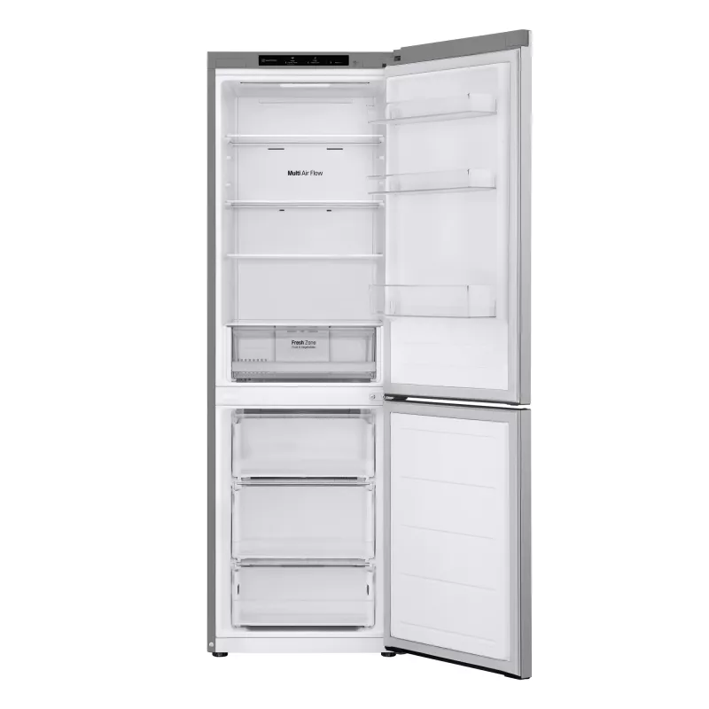 Ledusskapis-saldētājs LG GBV21L0EPY, brīvi stāvošs 344 L (234 L ledusskapis / 110 L saldētava), No Frost, Invertors, Sudrabs