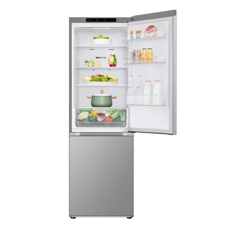 Ledusskapis-saldētājs LG GBV21L0EPY, brīvi stāvošs 344 L (234 L ledusskapis / 110 L saldētava), No Frost, Invertors, Sudrabs