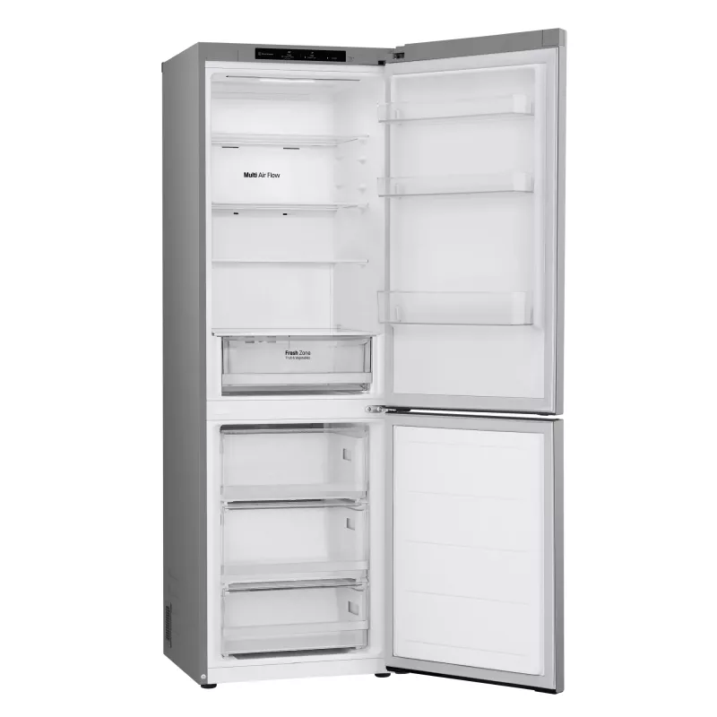 Ledusskapis-saldētājs LG GBV21L0EPY, brīvi stāvošs 344 L (234 L ledusskapis / 110 L saldētava), No Frost, Invertors, Sudrabs