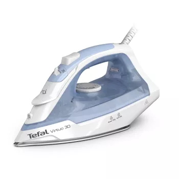 Tefal Virtuo 30 FV2C41E0 gludeklis Dry & Steam gludeklis Keramiskā zole 2000 W Zils, Balts