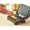 Kontaktgrils Tefal Inicio Compact GC270D10 — taisnstūra formas, 1000 W, restes augšdaļa, melns/nerūsējošais tērauds
